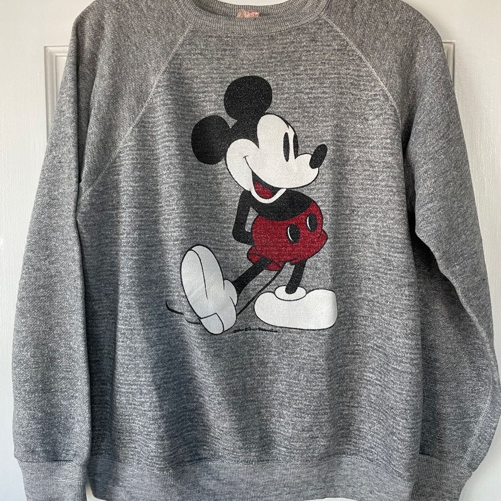 Vintage Mickey Mouse Raglan Sweatshirt